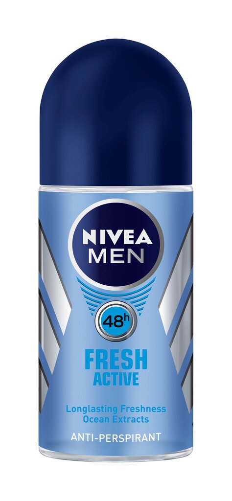 Rutulinis dezodorantas vyrams Nivea Active Fresh 50 ml kaina ir informacija | Dezodorantai | pigu.lt