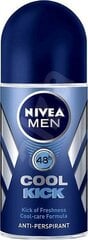 Nivea Men Cool Kick 48h антипреспирант для мужчин 50 мл цена и информация | Дезодоранты | pigu.lt