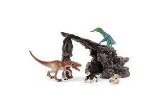 Набор фигурок со скалой Schleich Dinosaurs цена и информация | Игрушки для мальчиков | pigu.lt