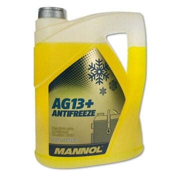 Antifrizas Mannol AG13+ (Advanced) -40°C, 5L цена и информация | Очищающие и охлаждающие жидкости | pigu.lt