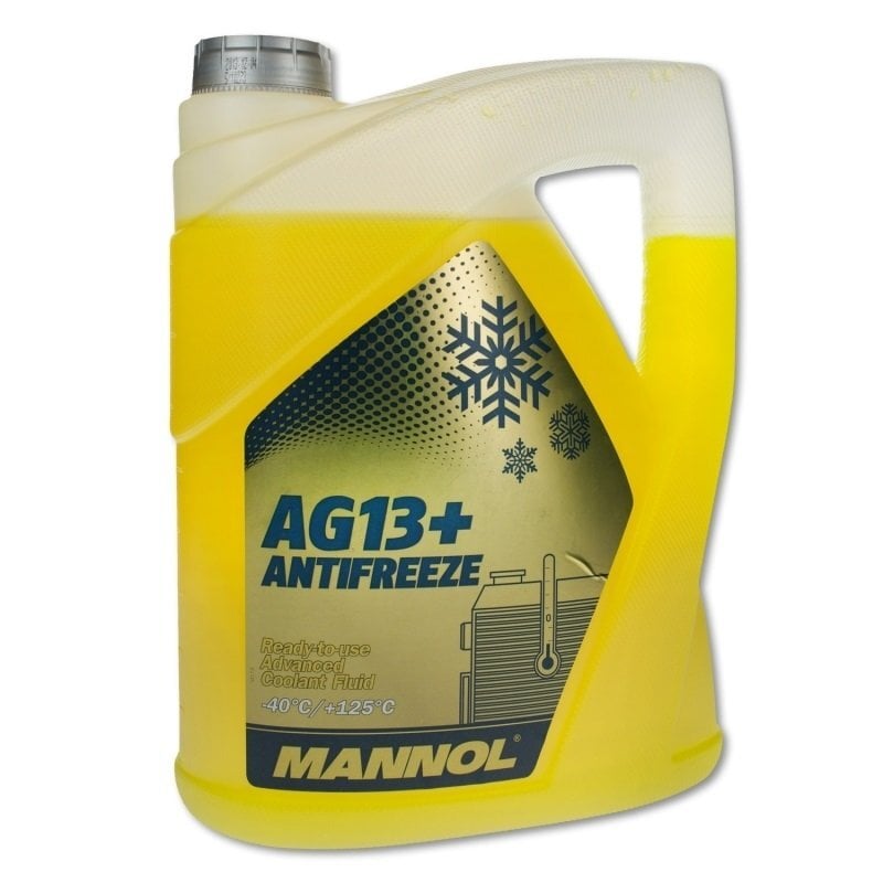 Antifrizas Mannol AG13+ (Advanced) -40°C, 5L цена и информация | Langų ir aušinimo skysčiai | pigu.lt