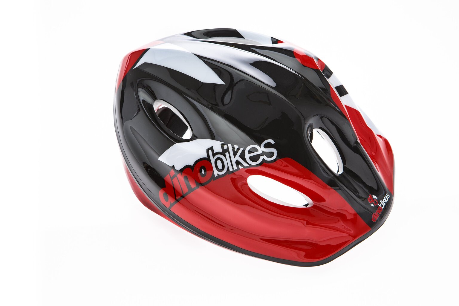 Vaikiškas dviratininko šalmas Dino Bikes, juodas/raudonas kaina ir informacija | Šalmai | pigu.lt