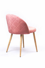 4-ių kėdžių komplektas VK-01, rožinis kaina ir informacija | Virtuvės ir valgomojo kėdės | pigu.lt
