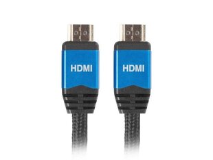 Lanberg CA-HDMI-20CU-0018-BL, 1.8 m kaina ir informacija | Kabeliai ir laidai | pigu.lt