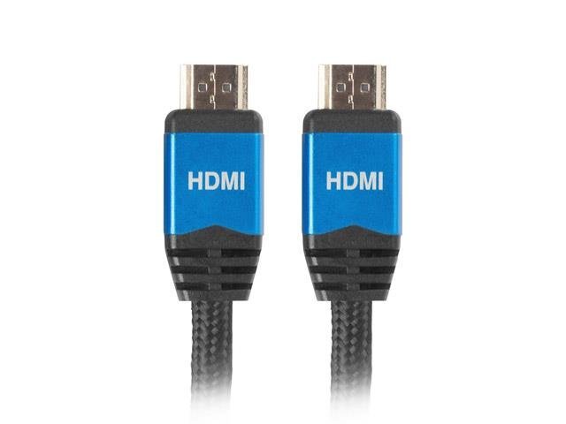 Lanberg CA-HDMI-20CU-0018-BL, 1.8 m kaina ir informacija | Kabeliai ir laidai | pigu.lt