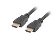 Lanberg CA-HDMI-10CC-0075-BK, 7.5 m цена и информация | Kabeliai ir laidai | pigu.lt