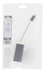 Deltaco USBC-GIGA4, USB-C, RJ45, 0.06 м цена и информация | Кабели и провода | pigu.lt