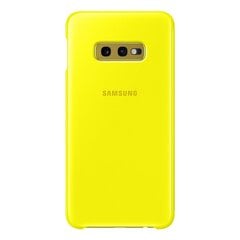 Samsung Clear View Cover EF-ZG970CY для S10e желтый цена и информация | Чехлы для телефонов | pigu.lt