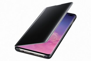 Samsung Clear dėklas skirtas Samsung Galaxy S10+ Black цена и информация | Чехлы для телефонов | pigu.lt