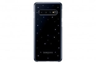 Оригинальный задний чехол-крышка с LED подсветкой Samsung EF-KG973CBE для Galaxy S10, черный цена и информация | Чехлы для телефонов | pigu.lt