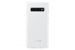 "Samsung" LED dangtelis EF-KG973CW, skirtas S10, baltas kaina ir informacija | Telefono dėklai | pigu.lt