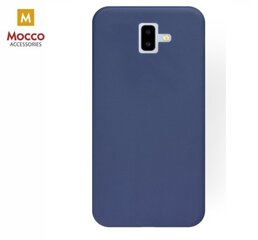 Mocco Soft Magnet Silicone Case With Built In Magnet For Holders for Samsung J610 Galaxy J6 Plus (2018) Blue kaina ir informacija | Telefono dėklai | pigu.lt