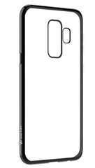 Devia Glimmer Silicone Back Case For Samsung G965 Galaxy S9 Plus Transparent - Black kaina ir informacija | Telefono dėklai | pigu.lt