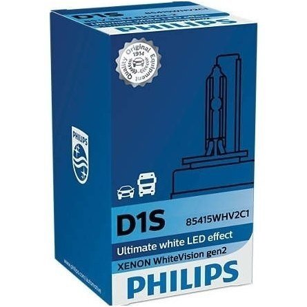 PHILIPS D1S 5000k Xenon White VISION GEN2 lemputė цена и информация | Automobilių lemputės | pigu.lt