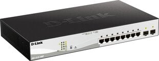 D-Link DGS-1210-10MP цена и информация | Маршрутизаторы (роутеры) | pigu.lt