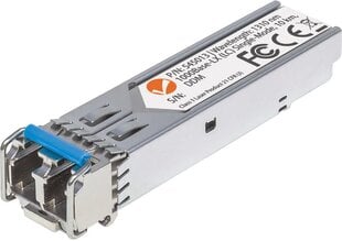 Оптический модуль Intellinet MiniGBIC SFP 1000Base-LX LC однорежимный 10 км 1310 нм цена и информация | Кабели и провода | pigu.lt