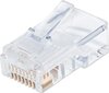 Kištukai Techly RJ45 8P8C Cat6, 100 vnt. цена и информация | Kabeliai ir laidai | pigu.lt