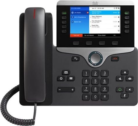 Cisco 8861, pilkas kaina ir informacija | Stacionarūs telefonai | pigu.lt