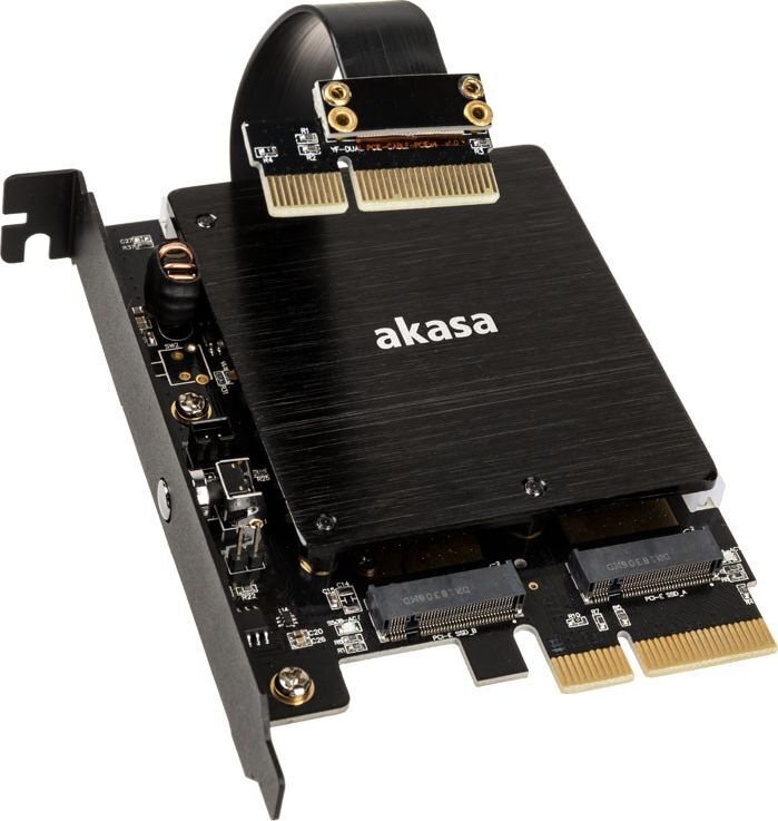 AKASA AK-PCCM2P-04 kaina ir informacija | Adapteriai, USB šakotuvai | pigu.lt