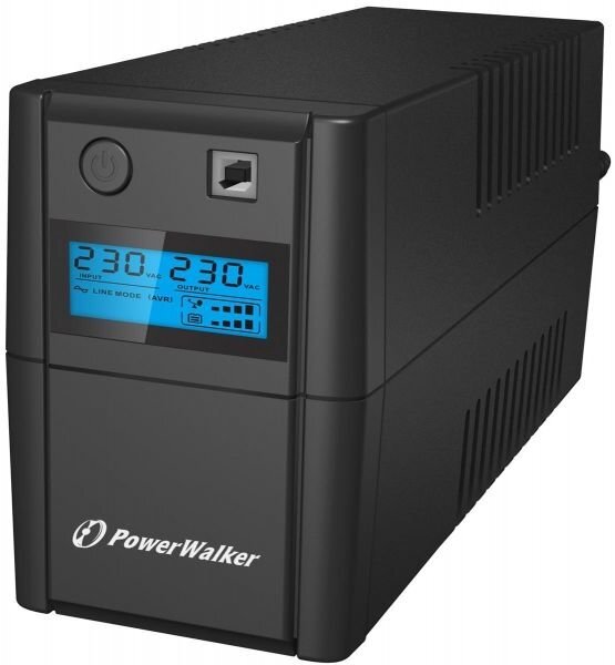 PowerWalker VI 650 SE LCD kaina ir informacija | Nepertraukiamo maitinimo šaltiniai (UPS) | pigu.lt