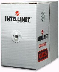 Кабель Intellinet UTP витая пара, 305 м Cat5e 100% медь цена и информация | Кабели и провода | pigu.lt