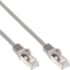 InLine Patchcord U/UTP, Cat.5e, szary 2m (71402) kaina ir informacija | Kabeliai ir laidai | pigu.lt