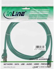 InLine 72502G, RJ45 CAT5e F/UTP, 2 m kaina ir informacija | Kabeliai ir laidai | pigu.lt