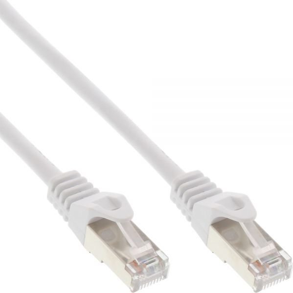 InLine 72503W, RJ45 CAT5e SF/UTP, 3 m kaina ir informacija | Kabeliai ir laidai | pigu.lt