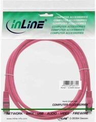 InLine 72522M, RJ45 CAT5e SF/UTP, 25 см цена и информация | Кабели и провода | pigu.lt