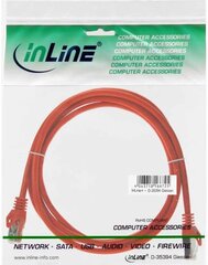 InLine Patchcord SF/UTP, Cat.5e, pomarańczowy 0.25m (72522O) kaina ir informacija | Kabeliai ir laidai | pigu.lt