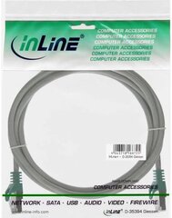 InLine 73502, RJ45 CAT5e F/UTP, 2 m kaina ir informacija | Kabeliai ir laidai | pigu.lt