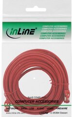 InLine Patchcord S/FTP, PiMF, Cat.6, 250MHz, halogen free, czerwony 2m (76902R) kaina ir informacija | Kabeliai ir laidai | pigu.lt