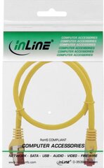 Intos Patchcord S/FTP, PiMF, Cat.6, 250MHz, halogen free, żółty 0.25m (76922Y) kaina ir informacija | Kabeliai ir laidai | pigu.lt