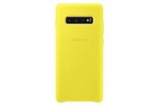 Samsung EF-PG975TYEGWW, skirtas Galaxy S10+, geltonas kaina ir informacija | Telefono dėklai | pigu.lt