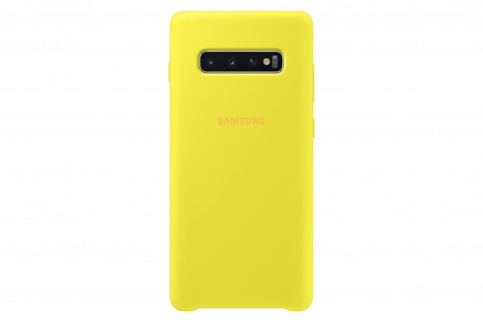 Samsung EF-PG975TYEGWW, skirtas Galaxy S10+, geltonas цена и информация | Telefono dėklai | pigu.lt