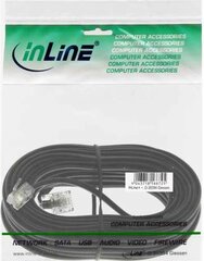 InLine RJ45/RJ11, 3m kaina ir informacija | Kabeliai ir laidai | pigu.lt