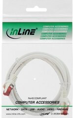 InLine Patchcord S/FTP, PiMF, Cat.6, 250MHz, Halogen free, biały 2m (76902W) цена и информация | Кабели и провода | pigu.lt