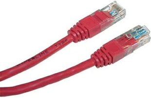 кабель сетевой lan utp, cat.5e, rj45 m - rj45 m, 5 м, неэкранированный, красный, экономичный цена и информация | Кабели и провода | pigu.lt