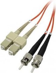 Patchcord 50/125, ST - SC, 1m цена и информация | Кабели и провода | pigu.lt