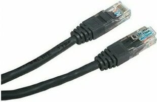 кабель сетевой lan utp, cat.5e, rj45 m - rj45 m, 0,5 м, неэкранированный, черный, экономичный цена и информация | Кабели и провода | pigu.lt