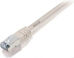 Equip Patchcord S/FTP, Cat6A, 0.50m, szary (605607) kaina ir informacija | Kabeliai ir laidai | pigu.lt