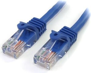 Жесткий сетевой кабель UTP кат. 6 Startech 45PAT5MBL цена и информация | Кабели и провода | pigu.lt