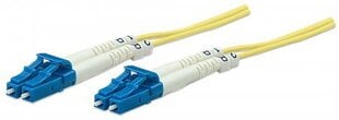 Оптоволоконный кабель Intellinet OS2 9/125 SM LC-LC  Duplex 10м цена и информация | Кабели и провода | pigu.lt