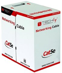 Кабель Techly, витая пара, коробка Cat5e UTP 305m, серый, 100% медь цена и информация | Techly Бытовая техника и электроника | pigu.lt