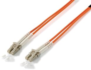 Equip Patchcord światłowodowy LC - LC Multimode Duplex OM1, 1m (254421) kaina ir informacija | Kabeliai ir laidai | pigu.lt