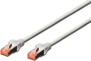 Digitus Kabel krosowy Patch Cord S/FTP kat.6 szary 10m (DK-1644-100) цена и информация | Kabeliai ir laidai | pigu.lt