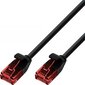 InLine Patchcord Slim U/UTP, Cat.6, 2.5m (71212S) kaina ir informacija | Kabeliai ir laidai | pigu.lt