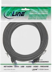 InLine InLine 71900S 10m Cat6a U / FTP (STP) Black Network Cable (71900S) kaina ir informacija | Kabeliai ir laidai | pigu.lt