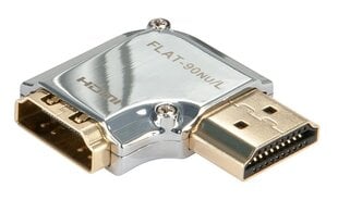 Переходник HDMI на HDMI/90 градусов, LINDY цена и информация | Адаптеры, USB-разветвители | pigu.lt