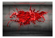 Fototapetas - Red Ink Blot kaina ir informacija | Fototapetai | pigu.lt